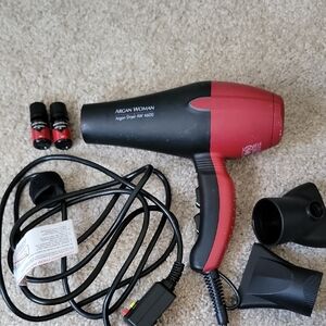 Red and Black Hair Dryer